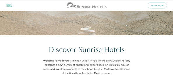 Copywriting & SEO for Sunrise Hotels